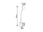 Tivro E,ind. LED4W, H33,5cm, FR plug 71283 - imagine 4