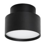 Ovidia,ind.ceil. LED16W, H9cm, black 71319 - imagine 2