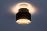 Ovidia,ind.ceil. LED16W, H9cm, black 71319 - imagine 3