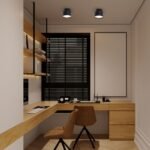 Ovidia,ind.ceil. LED16W, H9cm, black 71319