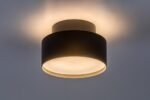 Ovidia,ind.ceil. LED24W, H9cm, black 71320 - imagine 3