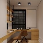 Ovidia,ind.ceil. LED24W, H9cm, black 71320