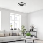 Plafonieră cu Ventilator Dalfon2, Negru, LED 72W, Ø540mm, Rabalux