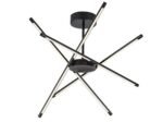 Henli2,ind.ceil. LED40W, 66x66cm, black 71338 - imagine 3
