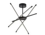 Henli2,ind.ceil. LED40W, 66x66cm, black 71338 - imagine 4