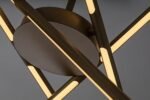 Henli2,ind.ceil. LED40W, 66x66cm, gold 71339 - imagine 6