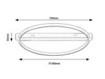 Beliza,ind.ceil. LED45W, D50cm, black 71344 - imagine 7