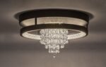 Maribell,ind.ceil. LED20W, black, D30cm 71352 - imagine 4