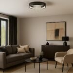 Maribell,ind.ceil. LED30W, black, D40cm 71353