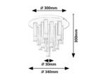Ramira,ind.ceil. G9 13xMAX5W, black 71354 - imagine 5