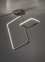 Malwen,ind.ceil. LED36W, H52cm, chrome 71367 - imagine 4