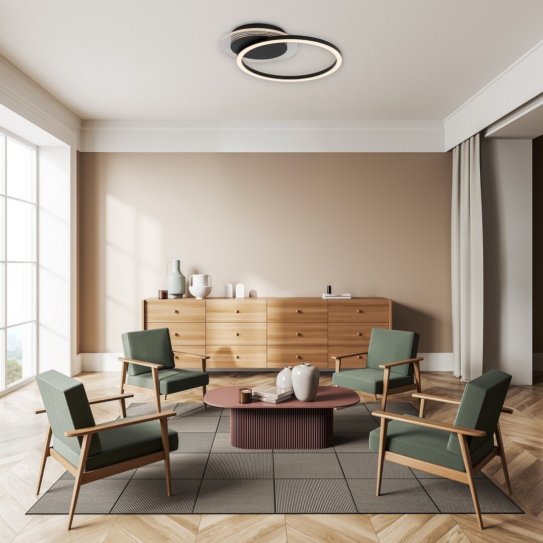 71368-e Kerstin,ind.ceil. LED24W, 40x33cm 71368 - imagine 1