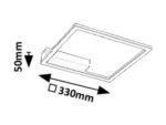 Heleth,ind.ceil. LED24W, 33x33cm, 3000K 71375 - imagine 6