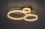 Amilia,ind.ceil. LED24W, 51x38cm, gold 71383 - imagine 3