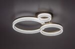 Amilia,ind.ceil. LED24W, 51x38cm, gold 71383 - imagine 5