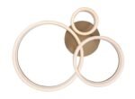 Amilia,ind.ceil. LED24W, 51x38cm, gold 71383 - imagine 7