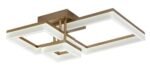Amilia,ind.ceil. LED22W, 47x47cm, gold 71384