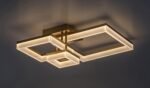 Amilia,ind.ceil. LED22W, 47x47cm, gold 71384 - imagine 3