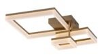 Amilia,ind.ceil. LED22W, 47x47cm, gold 71384 - imagine 6