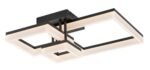 Amilia,ind.ceil. LED22W, 47x47cm, black 71386