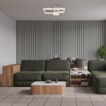 Amilia,ind.ceil. LED22W, 47x47cm, chrome 71388
