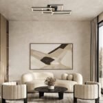 Drusus,ind.ceil. LED40W, 70x35cm 71389