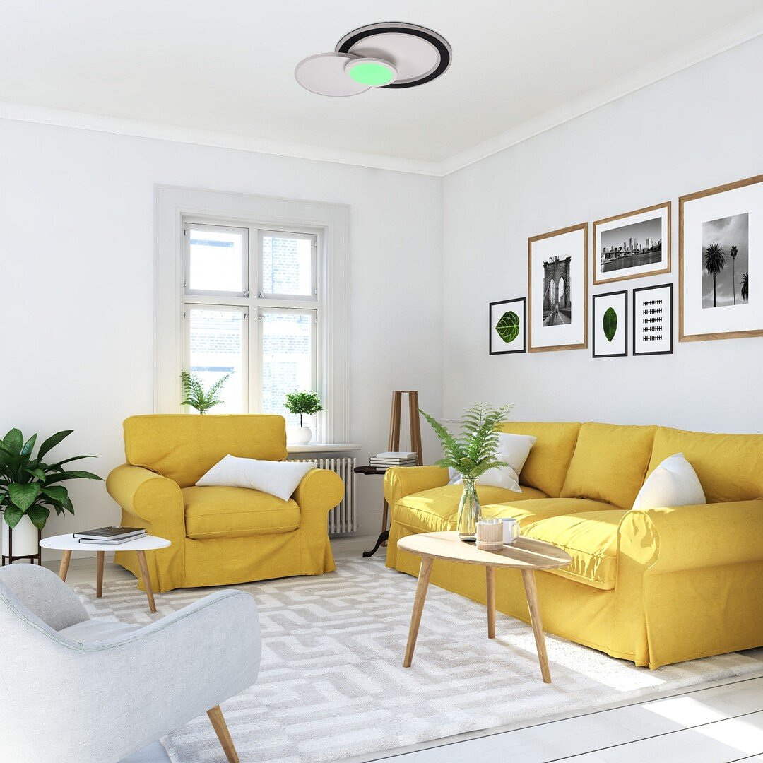 71402-e Stavros,ind.ceil. LED40W, 58x40cm 71402 - imagine 1