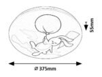 Hopply,ind.ceil. LED24W, D37,5cm, bunny 71409 - imagine 7