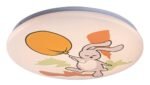 Hopply,ind.ceil. LED24W, D37,5cm, bunny 71409