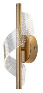 Zofrael,ind.wall, LED6W, H30cm, gold 71415