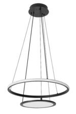 Jasero,ind.pend. LED42W, D51cm, black 72040 - imagine 2