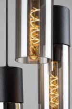 Pendul Ronno, Negru, E27 4x25W, Rabalux - imagine 6