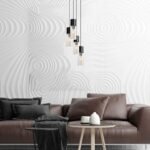Pendul Ronno, Negru, E27 4x25W, Rabalux
