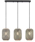 Pendul Adalla, Negru mat, E27 3x40W, 575x260mm, Rabalux - imagine 3