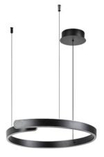 Silnora,ind.pend. LED35W, D60cm, black 72114 - imagine 2