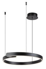 Silnora,ind.pend. LED35W, D60cm, black 72114