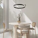 Silnora,ind.pend. LED35W, D60cm, black 72114