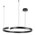 Silnora,ind.pend. LED45W, D80cm, black 72115 - imagine 2
