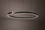 Silnora,ind.pend. LED45W, D80cm, black 72115 - imagine 5