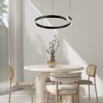 Silnora,ind.pend. LED45W, D80cm, black 72115