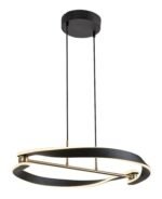 Adalind,ind.pend. LED40W, black/gold 72149
