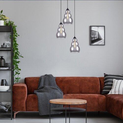 72213-e Pendul Salvatore, Negru, E27 3x40W, Rabalux - imagine 1