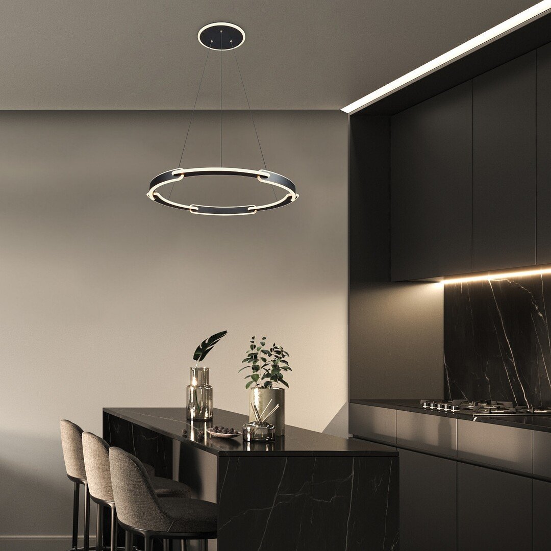 72229-e-1 Pendul Sindri, Negru, LED 45W, Rabalux - imagine 1