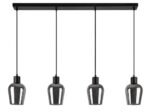 Pendul Florian, Negru mat, E27 4x40W, Rabalux - imagine 2
