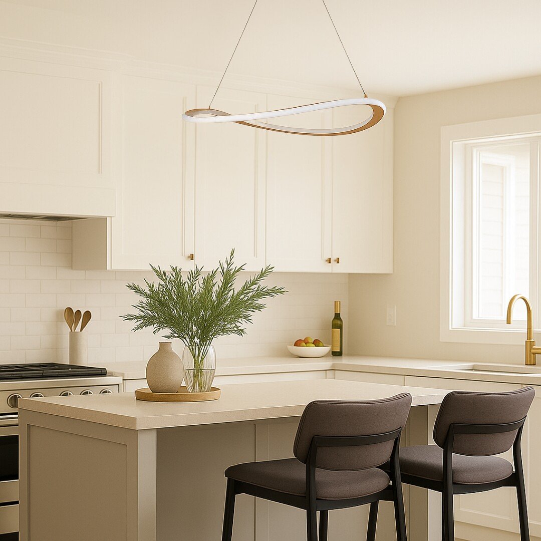 72281-e Kallira,ind.pend. LED40W, D52cm, gold 72281 - imagine 1
