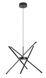 Henli2,ind.pend. LED40W, 66x66cm, black 72338 - imagine 2