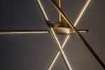 Henli2,ind.pend. LED40W, 66x66cm, gold 72339 - imagine 7
