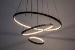 Beliza.ind.pend. LED90W, 3 round, black 72346 - imagine 3