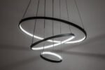 Beliza.ind.pend. LED90W, 3 round, black 72346 - imagine 5
