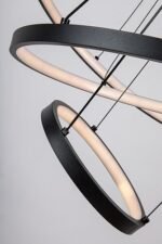 Beliza.ind.pend. LED90W, 3 round, black 72346 - imagine 7